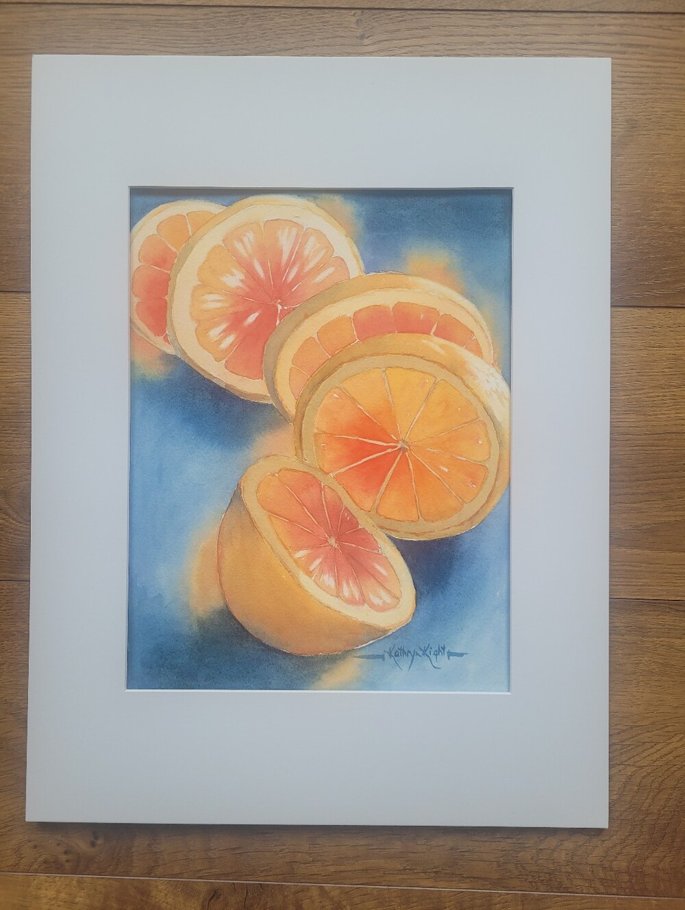 Original Watercolor Painting 'Glow Of Valencia'.